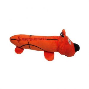 Mirage Houston Rockets Plush Squeaky Dog Tube Toy Health Products