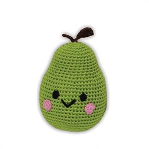 Mirage Knit Knacks Bartlett Pear Organic Cotton Small Dog Toy Health Products