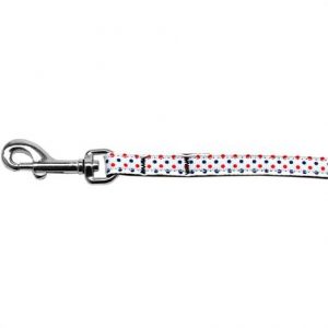 Mirage Patriotic Polka Dots Nylon Ribbon Leash Health Products