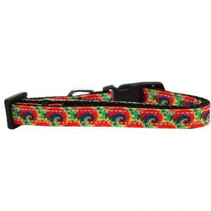 Mirage Tie Dye Nylon Ribbon Dog Collar Health Products