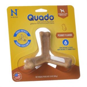 N-Bone Quado Interactive Dog Treat - Peanut Flavor Health Products