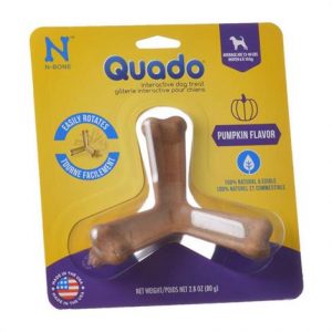 N-Bone Quado Interactive Dog Treat - Pumpkin Flavor Health Products