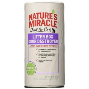 Natures Miracle Just For Cats Litter Box Odor Destroyer - Deodorizing Powder Health Products