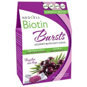 NeoCell Biotin Bursts Brazilian Acai Berry Chews Health Products