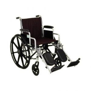 Nova Medical-Med Standard Steel Wheelchair - Detachable Desk Arm Health Products