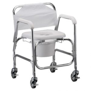 Nova Medical Shower Chair And Commode With Wheels Health Products