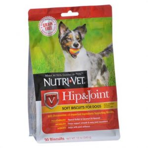 Nutri-Vet Hip & Joint Grain Free Soft Biscuits for Dogs Health Products