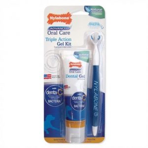 Nylabone Advanced Oral Care Triple Action Gel Kit Health Products