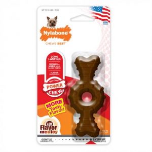 Nylabone Dura Chew Power Chew Flavor Medley Textured Ring Bone Health Products