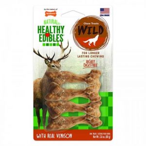 Nylabone Natural Healthy Edibles Wild Venison Chew Treats Health Products