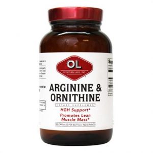 Olympian Labs Arginine and Ornithine Dietary Health Products