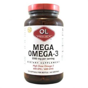 Olympian Labs Mega Omega-3 Fish Oils Dietary Health Products