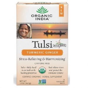 Organic India Oi Tulsi Turmeric Ginger Tea Health Products