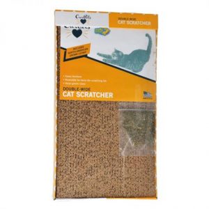 OurCosmic Catnip Cosmic Double Wide Cardboard Scratching Post Health Products