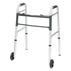 PMI ProBasics Two-Button Folding Aluminum Walker Health Products