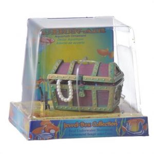 Penn Plax Action Air Treasure Chest Aquarium Ornament Health Products