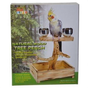 Penn Plax Bird Life Natural Wood Tree Perch Health Products