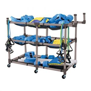 Power System Aqua Cart Storage Rack Health Products