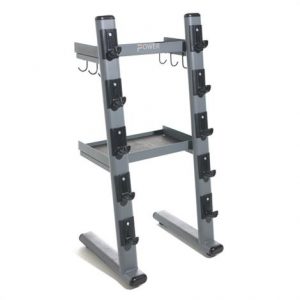 Power Systems Black Chrome Cable Attachments Bar and Accessory Rack Health Products