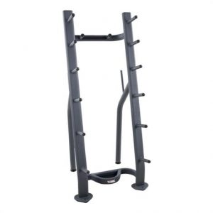 Power Systems Deluxe CardioBarbell Set with 10 Deluxe Setsand Storage Rack Health Products