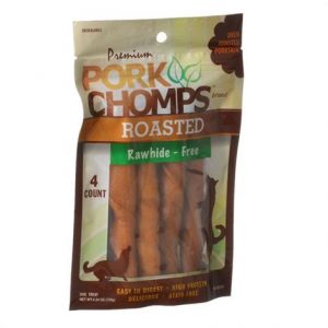 Premium Pork Chomps Roasted Porkhide Twists Health Products