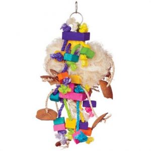 Prevue Bodacious Bites Tough Puff Bird Toy Health Products