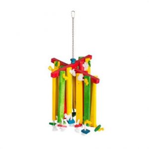 Prevue Bodacious Bites Wood Chimes Bird Toy Health Products