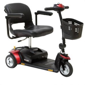 Pride Go-Go Elite Traveller Three Wheel Scooter Health Products