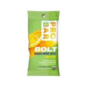 Probar Bolt Orange Organic Energy Chews Health Products