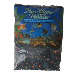 Pure Water Pebbles Aquarium Gravel - Black Beauty Pebble Mix Health Products