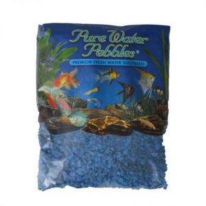 Pure Water Pebbles Aquarium Gravel - Neon Blue Health Products