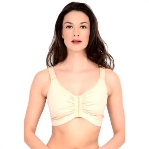 QT Intimates Cotton Pocket Bra with Velcro Straps Health Products