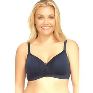 QT Intimates Heavenly Wireless Padded Bra With Lace Neckline Health Products