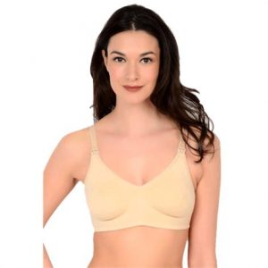 QT Intimates Molded Cotton Blend Nursing Bra Health Products