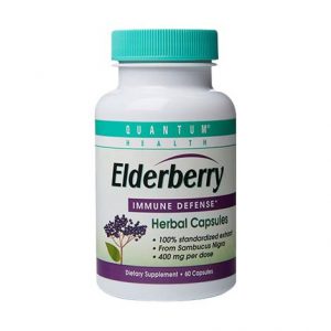 Quantum Elderberry Immune Defense Standardized Capsules Health Products