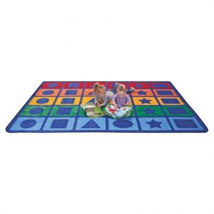 Rainbow Shapes Rug Health Products