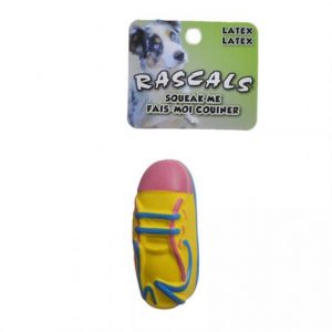 Rascals Latex Small Tennis Shoe Dog Toy Health Products