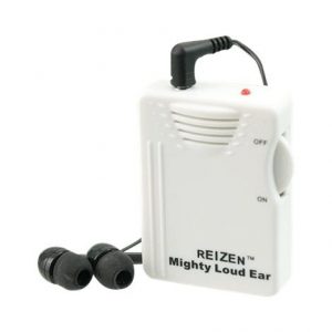 Reizen Mighty Loud Ear 120dB Personal Sound Hearing Amplifier Health Products