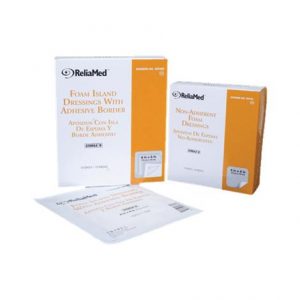 ReliaMed Adhesive Border Foam Dressing with Film Backing Health Products