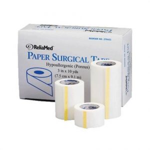 ReliaMed Hypoallergenic Paper Surgical Tape Health Products