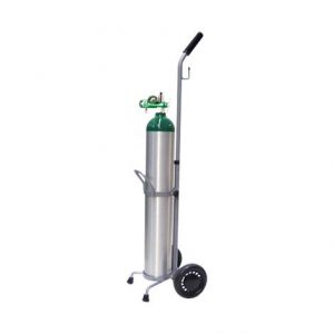 Responsive Respiratory E Cylinder - 15 LPM Regulator And Cart Kit Health Products