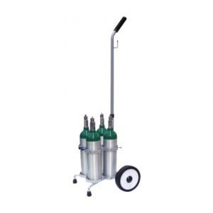 Responsive Respiratory Four Cylinder M6 Cylinder Cart Health Products