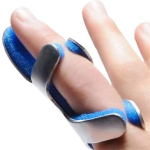 Rolyan Frog Style Aluminum Padded Finger Splint Health Products