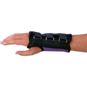 Rolyan Purple D-Ring Wrist Brace Health Products