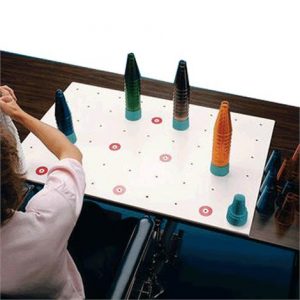 Rolyan Stacking Cone Pattern Board Health Products