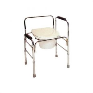 Rose Healthcare Drop Arm Steel Commode Health Products