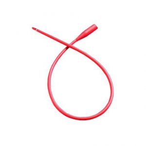 Rusch Robinson And Nelaton All Purpose Red Rubber Latex Intermittent Catheter 16FR Health Products