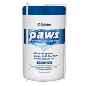 Safetec Wall Mount Paws Wipes Holder Health Products