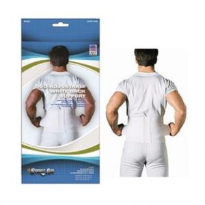 Scott Specialities Sport-Aid Duo-Adjustable White Back Support Belt Health Products