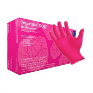 Sempermed StarMed Rose Powder Free Nitrile Exam Glove Health Products